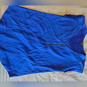 EXPRESS sleeveless blue top. Size S.